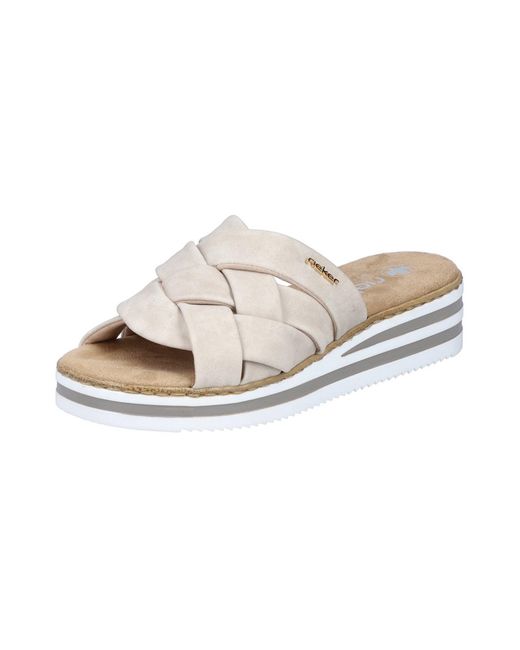Rieker White Pantolette