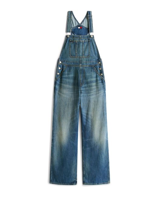 Tommy Hilfiger Blue Latzjeans 'Classic'