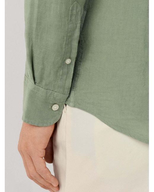 Hackett Hemd Ess in Green für Herren