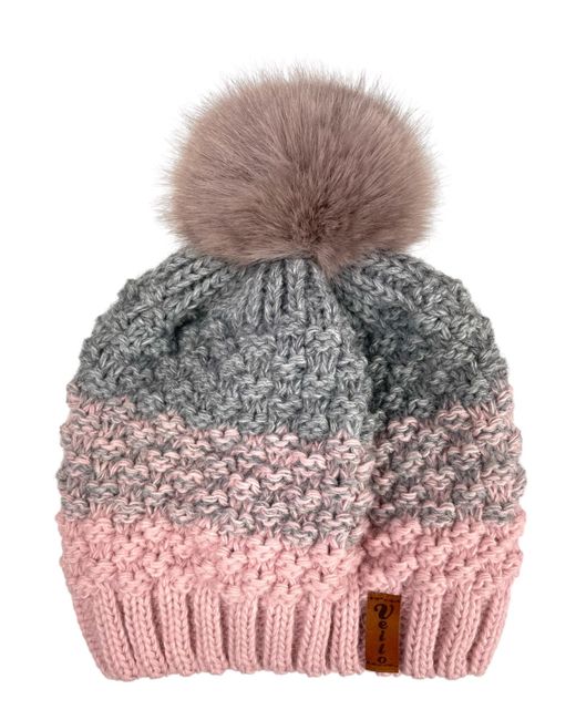 Kumixi Gray Mütze Set: Mütze & Loop Schal