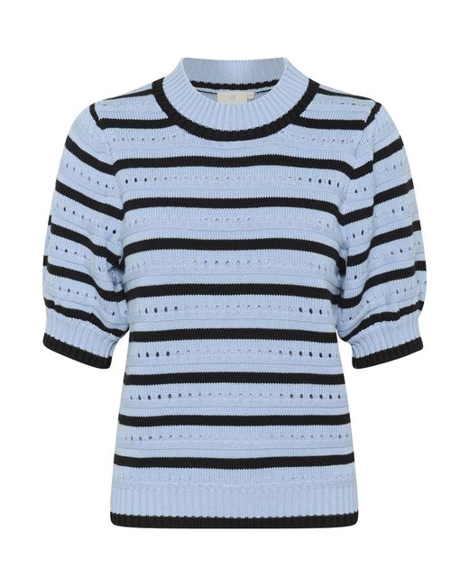 Kaffe Blue Pullover Kaevelyn