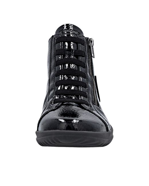Remonte Black Schnürstiefelette