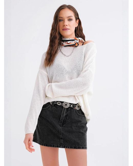 MixRay White Pullover