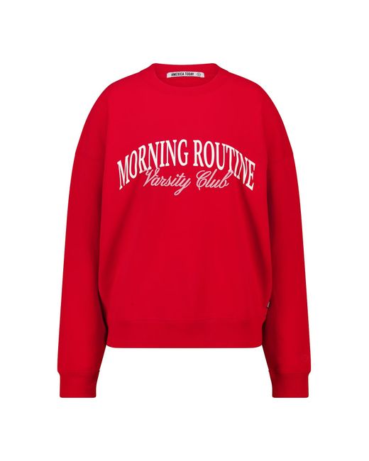 America Today Red Sweatshirt