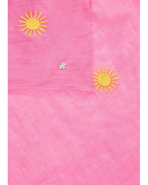 Codello Pink Schal Mit Sonnenmuster