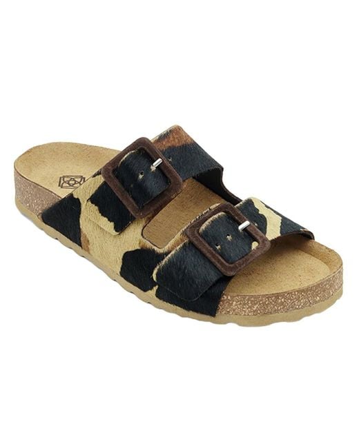 Desa Black Pantolette Folien