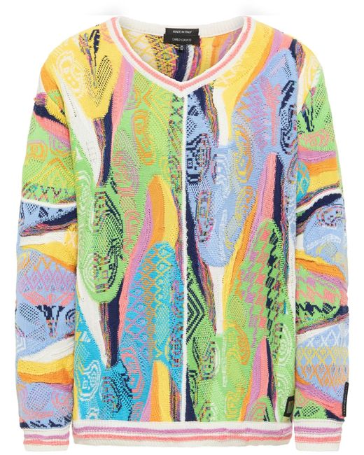 carlo colucci Green Pullover 'Curtoni'