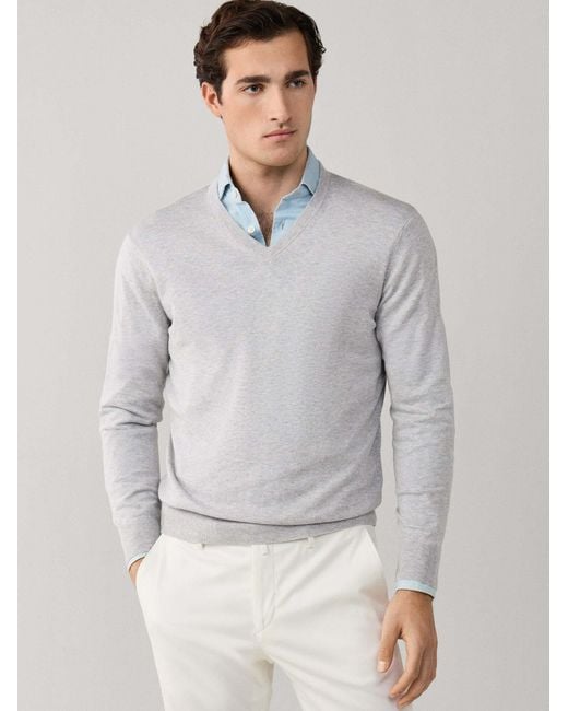 Hackett Pullover in Gray für Herren