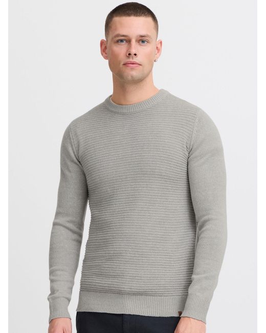 INDICODE Pullover Ricardo in Gray für Herren