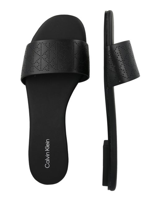 Calvin Klein Black Pantolette