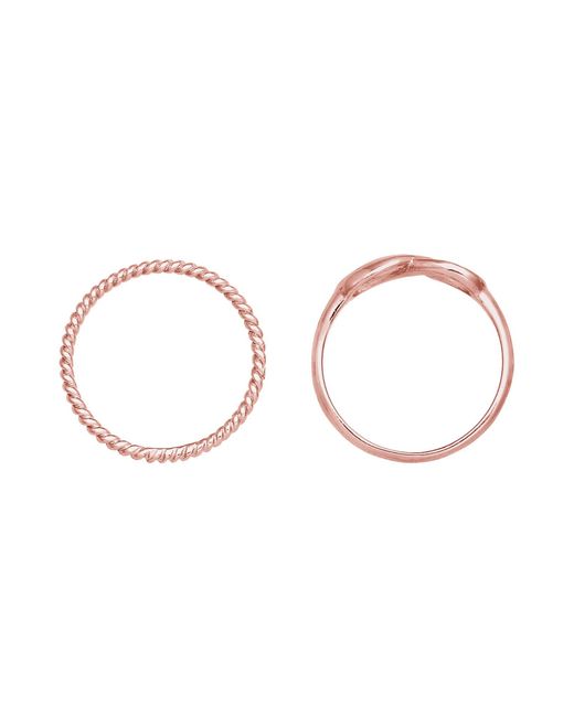 Elli Jewelry Multicolor Ring Infinity, Twisted