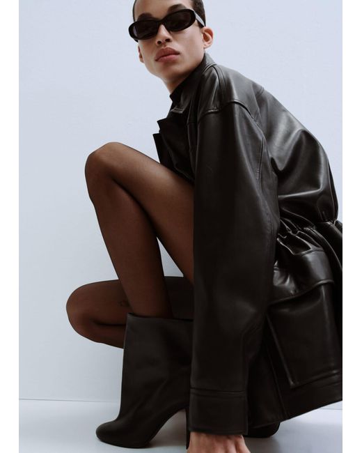Mango Black Stiefelette Cam
