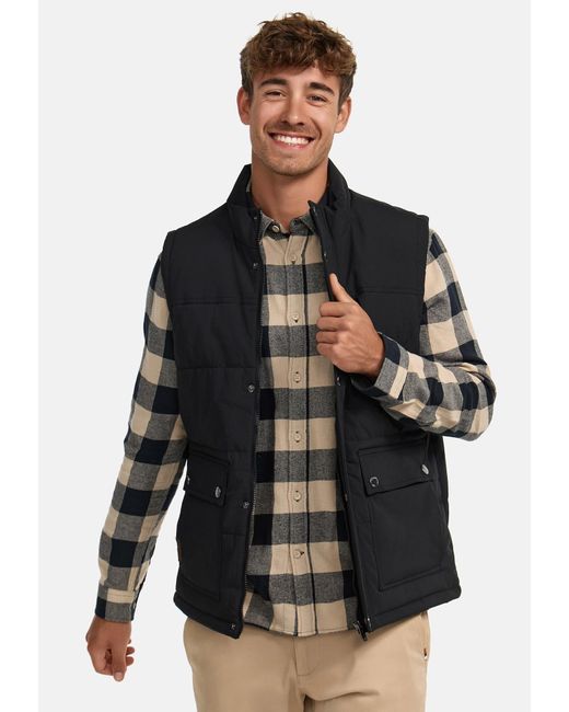 INDICODE Weste in Black für Herren