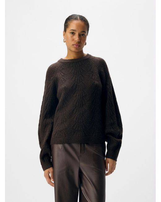 Object Brown Pullover Objflora