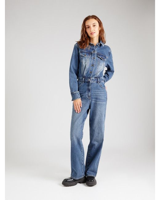 ABOUT YOU x Laura Giurcanu Blue Jumpsuit