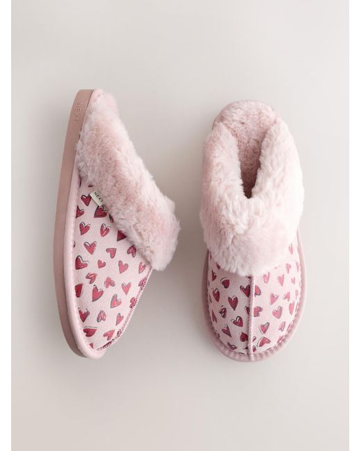 Next Pink Hausschuh