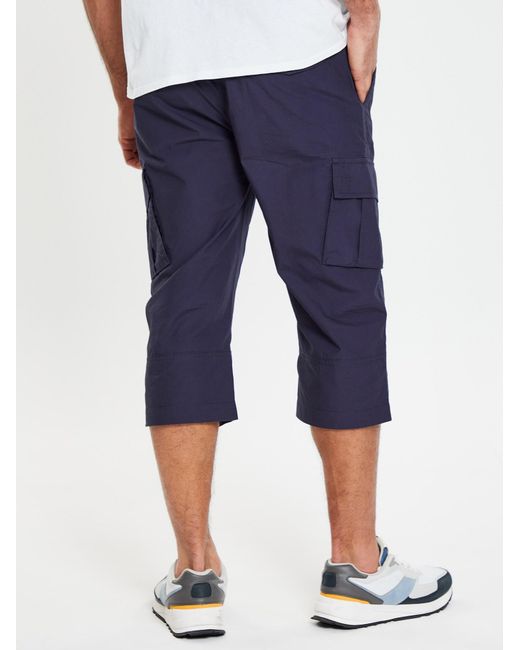 Threadbare Cargohose Bruce in Blue für Herren