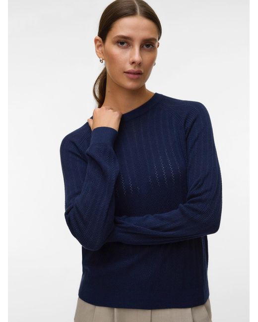 Vero Moda Blue Pullover Vmnewlex