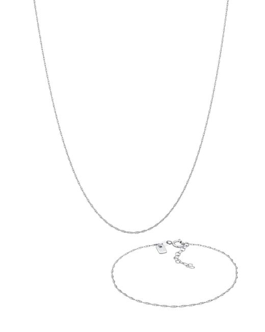 Kuzzoi Schmuckset in White für Herren