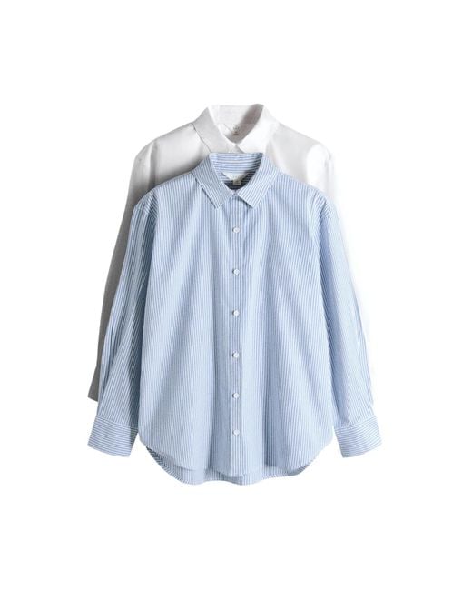 The Set Blue Bluse