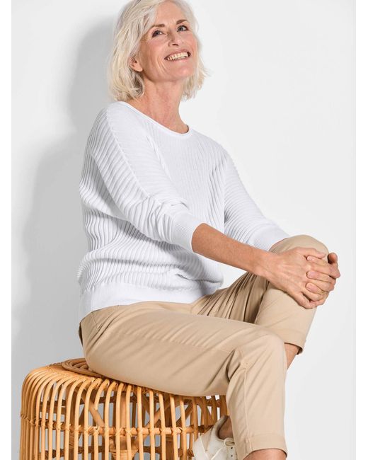 Goldner White Pullover