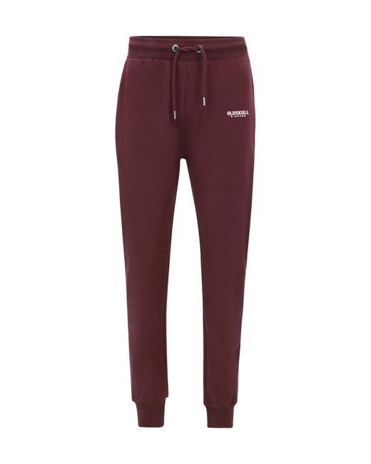 Oldskull Hose Basic Osk in Red für Herren