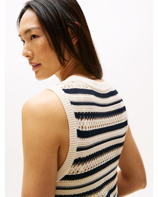 Tommy Hilfiger White Kleid (Ocs)