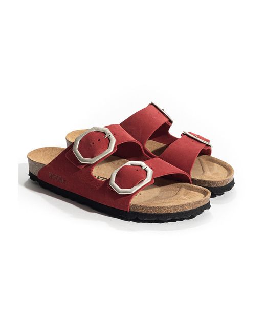 Bayton Red Pantolette 'Atlas'