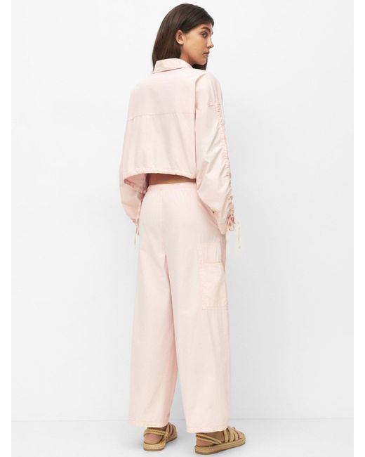 Pull&Bear Natural Bluse