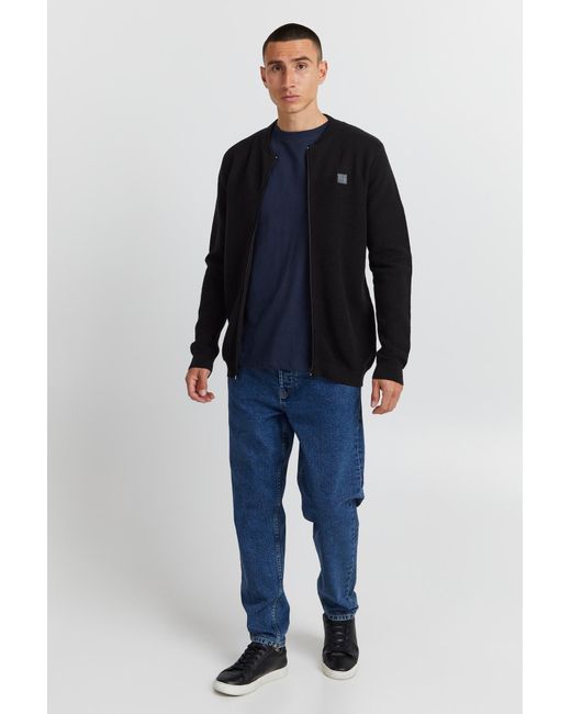 Solid Strickjacke Valencia in Black für Herren