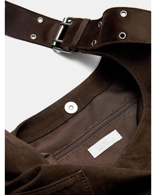 Pull&Bear Brown Schultertasche