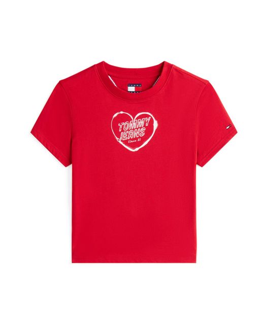 Tommy Hilfiger Red T-Shirt Heart