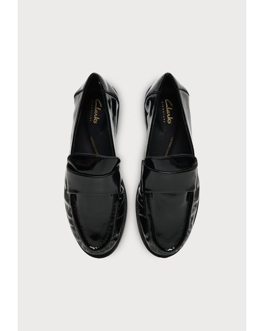 Clarks Black Slipper Straven2