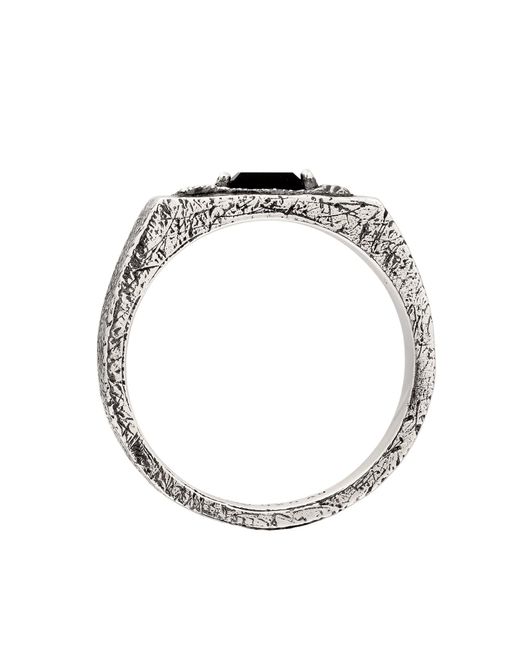 Haze & Glory Ring Onyx in White für Herren
