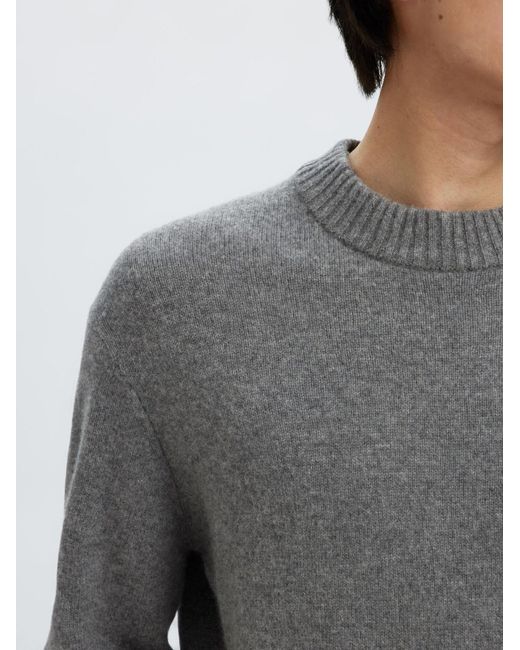 SELECTED Pullover in Gray für Herren