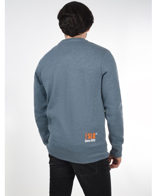 Solid Sweatshirt Benn in Blue für Herren