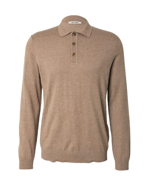 Only & Sons Pullover Onsloui in Brown für Herren