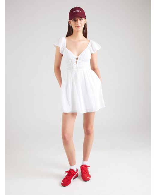 Hollister White Kleid