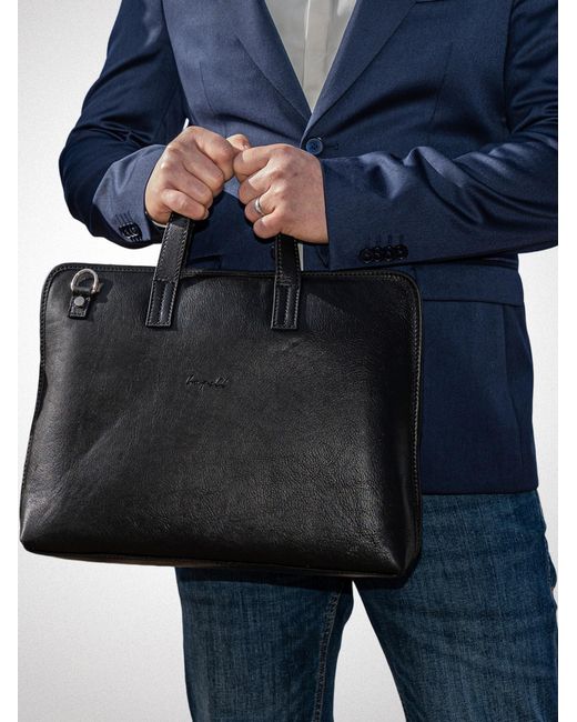 bupell Laptoptasche Pietro in Black für Herren