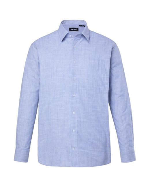 Men Plus Hemd in Blue für Herren