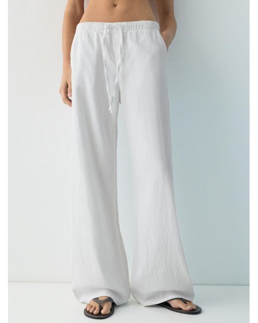 Pull&Bear White Jeans