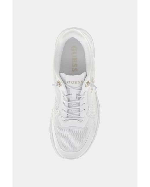 Guess White Ease Logo Laufschuhe