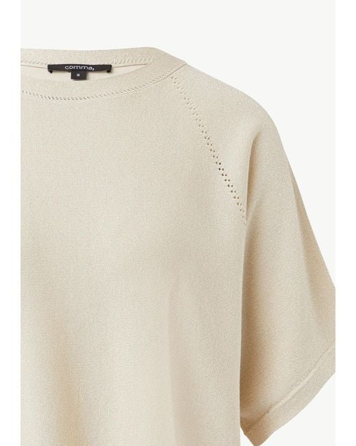Comma, White Pullover