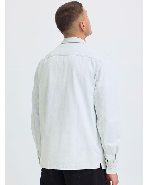 Solid Jeanshemd Sdrogue in White für Herren