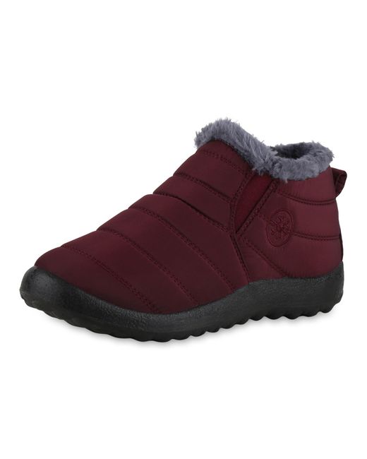 VAN HILL Red Boots 'Fiona'