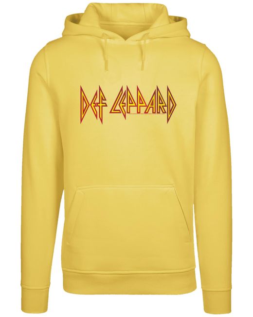 F4NT4STIC Sweatshirt Def Leppard in Yellow für Herren