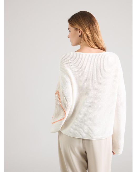 Monari White Pullover