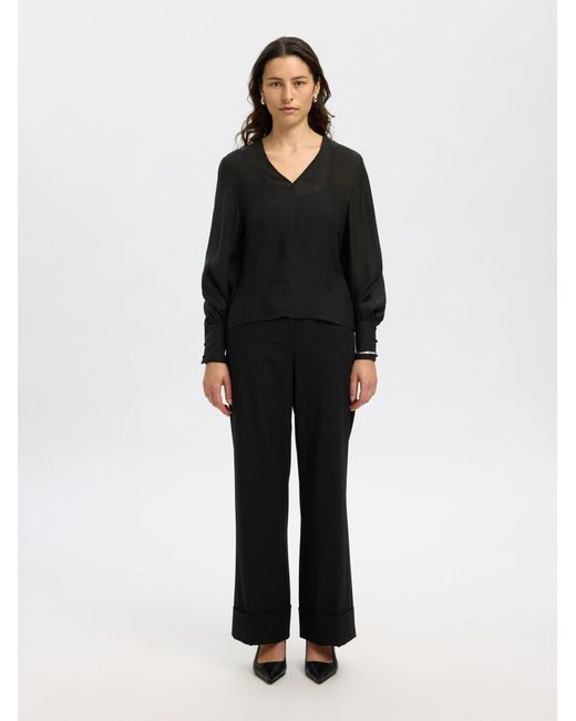 SELECTED Black Bluse