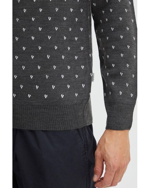 11 Project Strickpullover in Gray für Herren