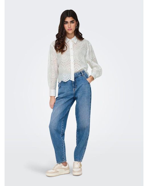 ONLY White Bluse 'Valais'